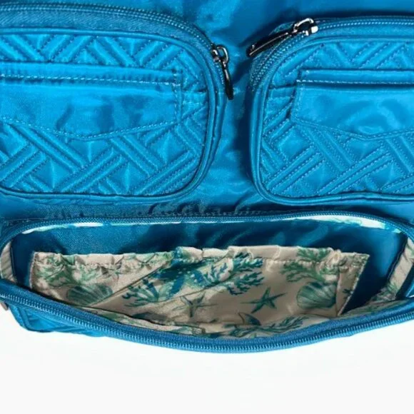 Lug Puddle Jumper LE Convertible Tote Bag Ocean Blue - Picture 10 of 13